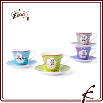 New Products China Ceramic Tea Cup And Saucer Wholesale